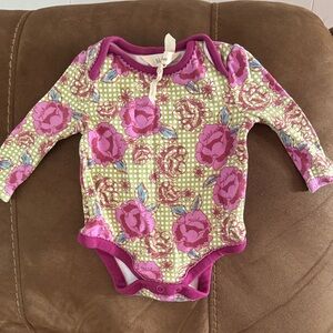 Matilda Jane Purple and Green Floral Bodysuit